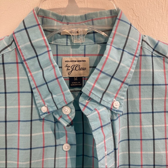 J. Crew aqua button down - Picture 2 of 10